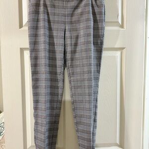 Gray Plaid Trousers